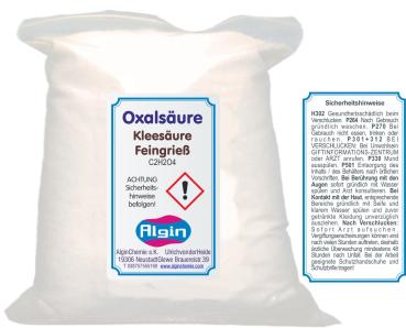 Oxalsäure 99,6% 1 kg Clipbeutel - Fleckentferner Rostlöser Imkerei